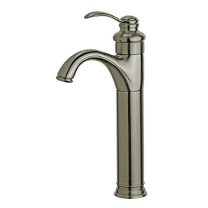 Bellaterra Madrid Single Handle Bathroom Vanity Faucet 10118A2-BN-W (Brushed Nickel)