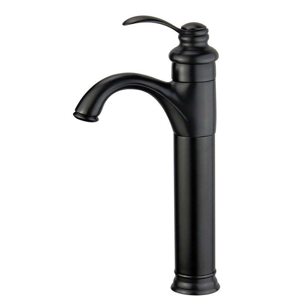 Bellaterra Madrid Single Handle Bathroom Vanity Faucet 10118A2-NB-WO (New Black)