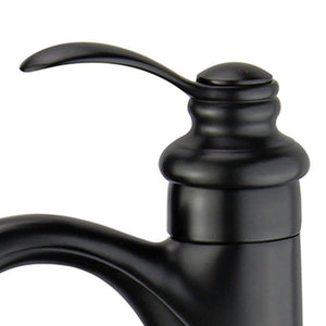 Bellaterra Madrid Single Handle Bathroom Vanity Faucet 10118A2-NB-WO (New Black)