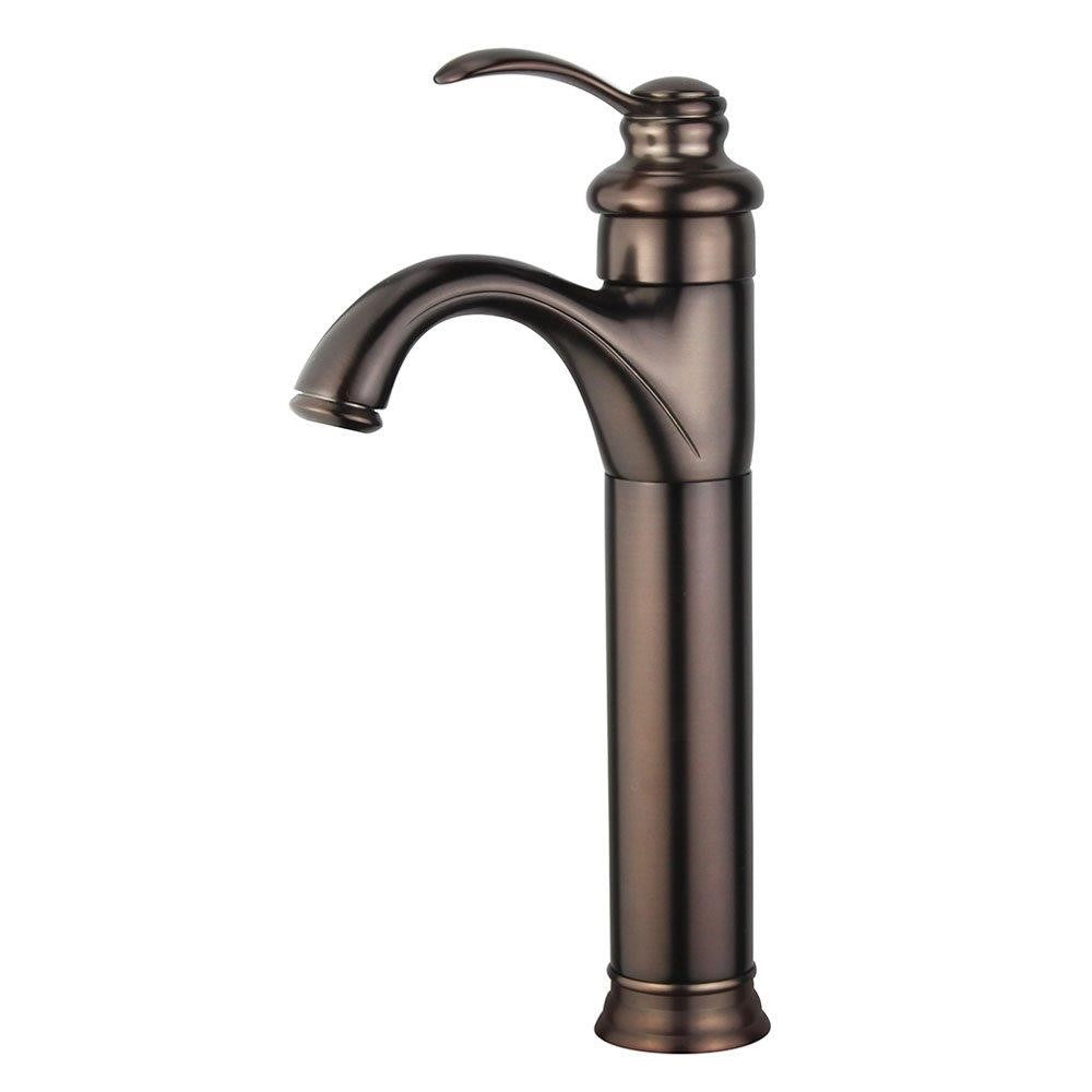 Bellaterra Madrid Single Handle Bathroom Vanity Faucet 10118A2-ORB-W (Oil Rubbed Bronze)