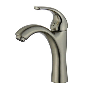 Bellaterra Seville Single Handle Bathroom Vanity Faucet 10165B1-BN-WO (Brushed Nickel)