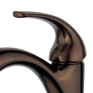 Bellaterra Seville Single Handle Bathroom Vanity Faucet 10165B1-ORB-W (Oil Rubbed Bronze)