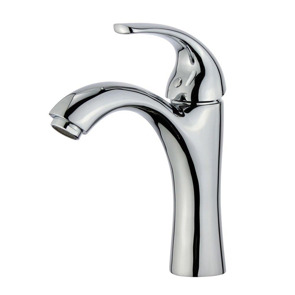 Bellaterra Seville Single Handle Bathroom Vanity Faucet 10165B1-PC-WO (Polished Chrome)