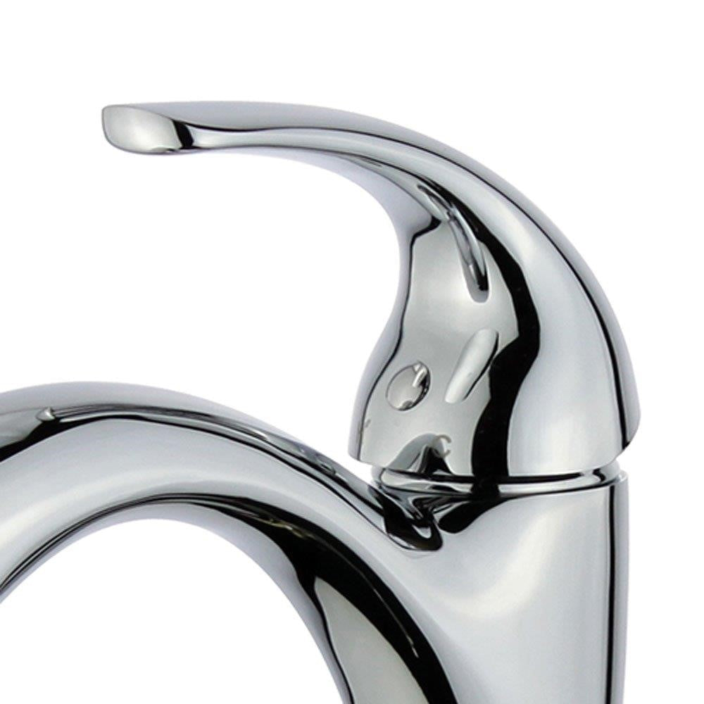 Bellaterra Seville Single Handle Bathroom Vanity Faucet 10165B1-PC-W (Polished Chrome)