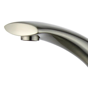 Bellaterra Bilbao Single Handle Bathroom Vanity Faucet 10165T2-BN-WO (Brushed Nickel)