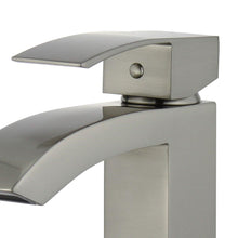 Load image into Gallery viewer, Bellaterra Cordoba Single Handle Bathroom Vanity Faucet 10166-BN-WO (Brushed Nickel)