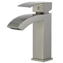 Load image into Gallery viewer, Bellaterra Cordoba Single Handle Bathroom Vanity Faucet 10166-BN-W (Brushed Nickel)