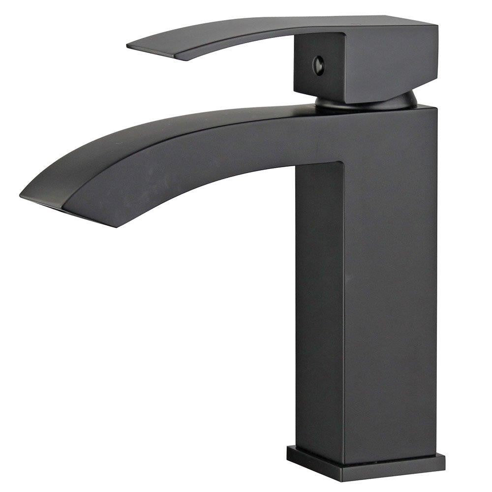 Bellaterra Cordoba Single Handle Bathroom Vanity Faucet 10166-NB-WO (New Black)