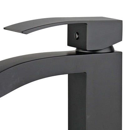 Bellaterra Cordoba Single Handle Bathroom Vanity Faucet 10166-NB-WO (New Black)