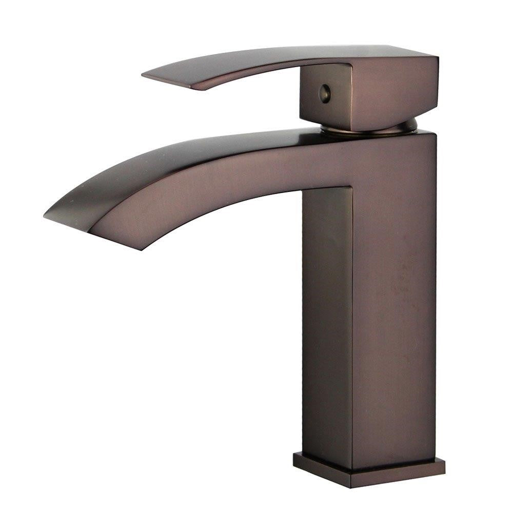 Bellaterra Cordoba Single Handle Bathroom Vanity Faucet 10166-ORB-W (Oil Rubbed Bronze)