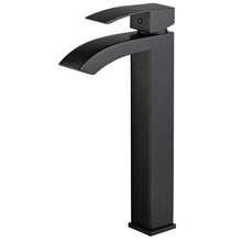 Load image into Gallery viewer, Bellaterra Palma Single Handle Bathroom Vanity Faucet 10166A1-NB-WO (New Black)