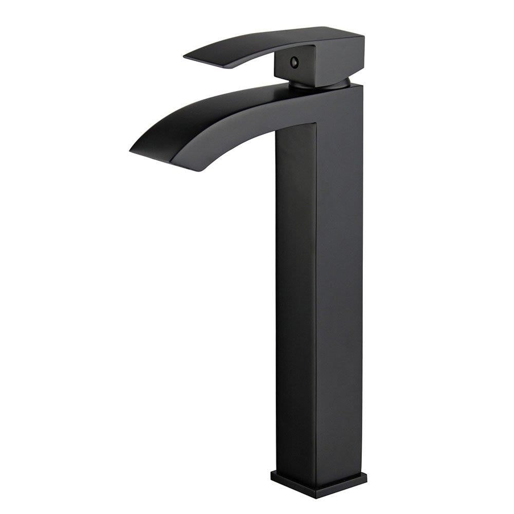 Bellaterra Palma Single Handle Bathroom Vanity Faucet 10166A1-NB-WO (New Black)