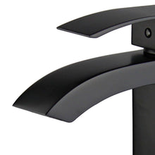 Load image into Gallery viewer, Bellaterra Palma Single Handle Bathroom Vanity Faucet 10166A1-NB-WO (New Black)