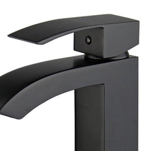 Load image into Gallery viewer, Bellaterra Palma Single Handle Bathroom Vanity Faucet 10166A1-NB-W (New Black)