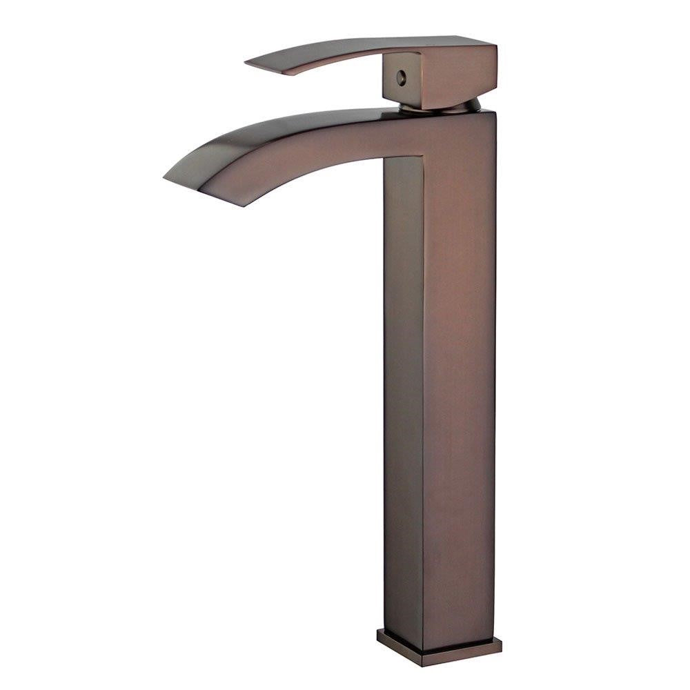 Bellaterra Palma Single Handle Bathroom Vanity Faucet 10166A1-ORB-W (Oil Rubbed Bronze)