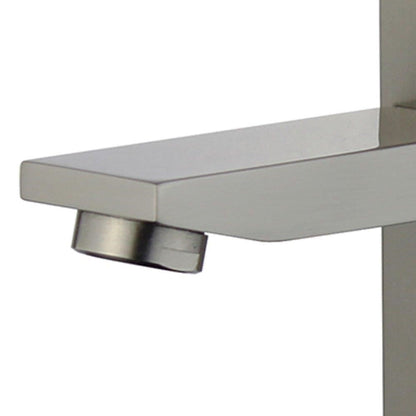 Bellaterra Granada Single Handle Bathroom Vanity Faucet 10167-BN-WO (Brushed Nickel)