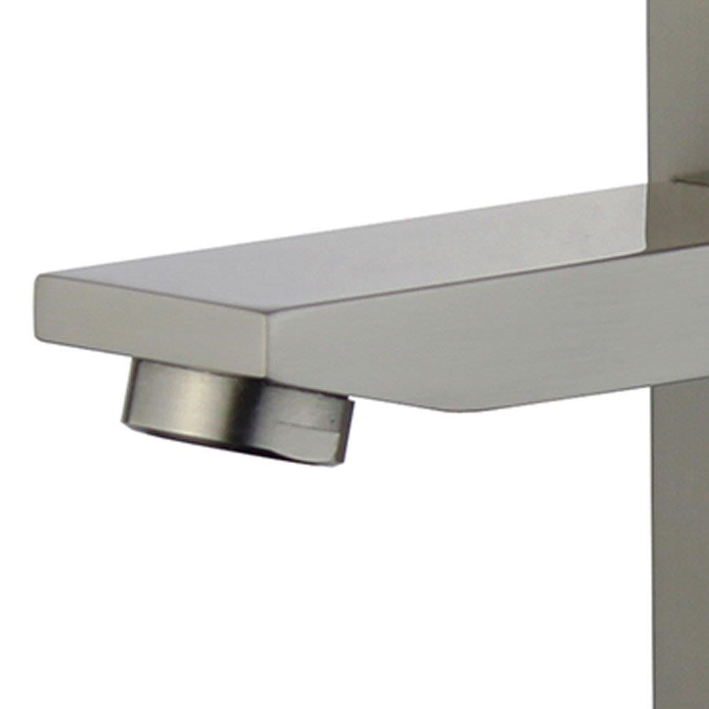 Bellaterra Granada Single Handle Bathroom Vanity Faucet 10167-BN-W (Brushed Nickel)