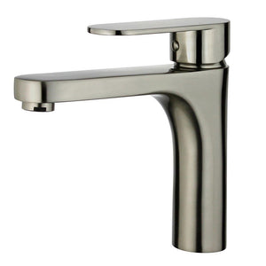Bellaterra Donostia Single Handle Bathroom Vanity Faucet 10167N1-BN-W (Brushed Nickel)