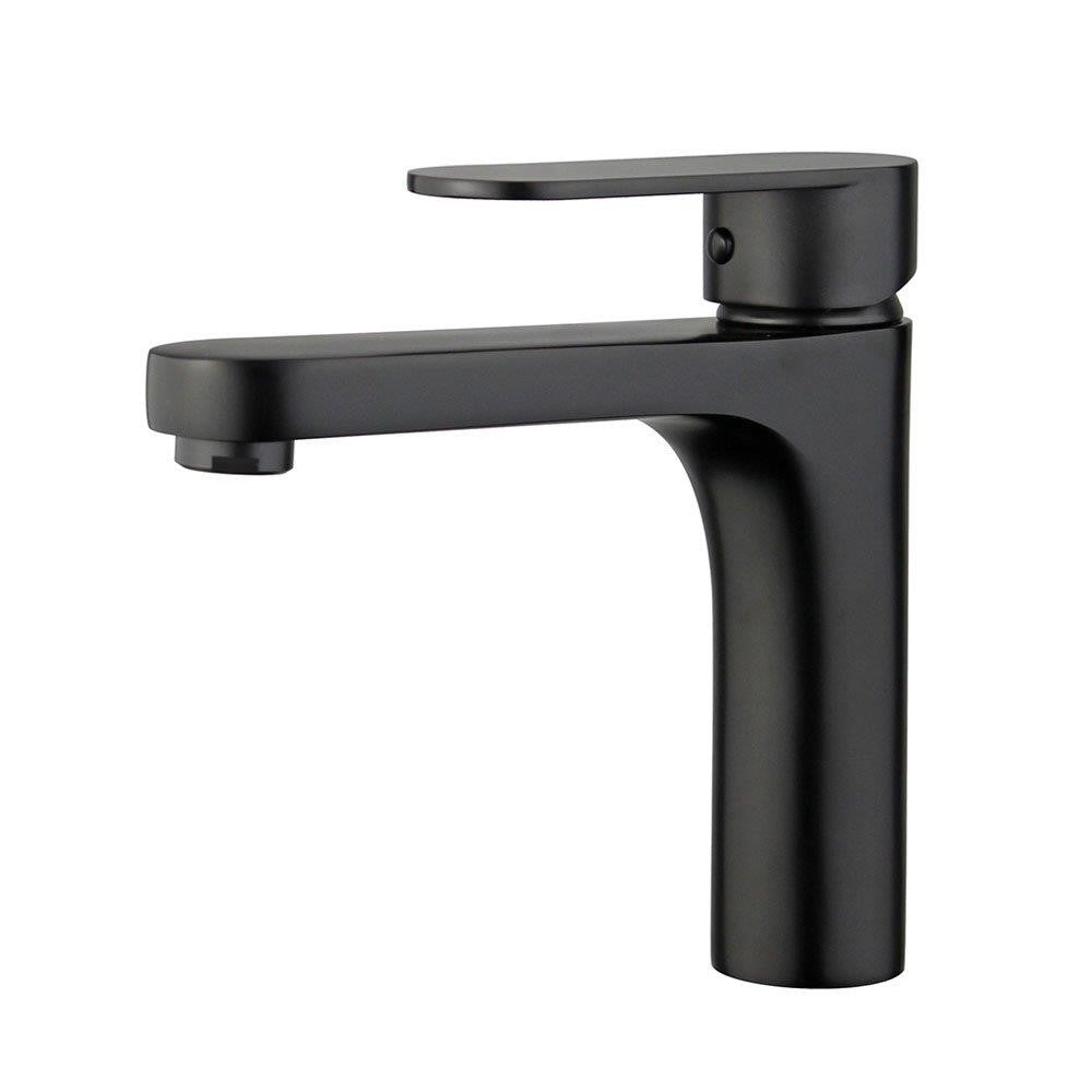 Bellaterra Donostia Single Handle Bathroom Vanity Faucet 10167N1-NB-W (New Black)