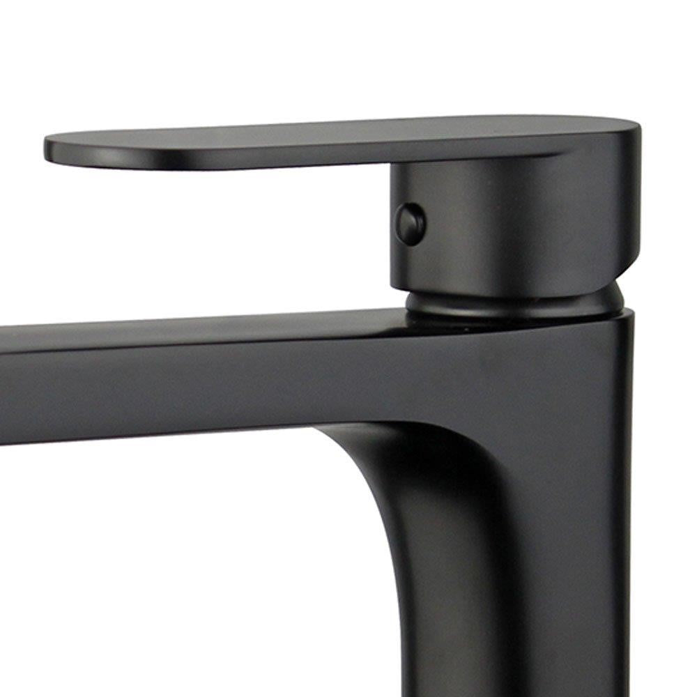 Bellaterra Donostia Single Handle Bathroom Vanity Faucet 10167N1-NB-W (New Black)