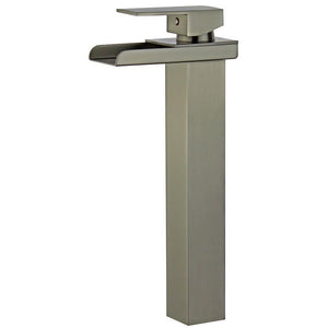 Bellaterra Oviedo Single Handle Bathroom Vanity Faucet 10167N5-BN-WO (Brushed Nickel)