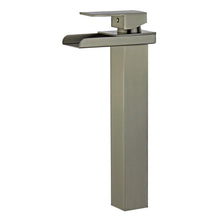 Load image into Gallery viewer, Bellaterra Oviedo Single Handle Bathroom Vanity Faucet 10167N5-BN-WO (Brushed Nickel)