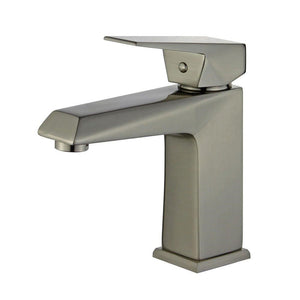 Bellaterra Valencia Single Handle Bathroom Vanity Faucet 10167P1-BN-WO (Brushed Nickel)