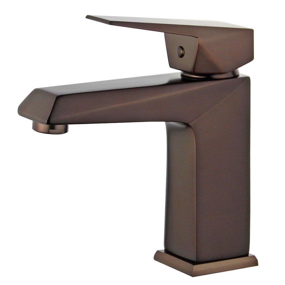 Bellaterra Valencia Single Handle Bathroom Vanity Faucet 10167P1-ORB-W (Oil Rubbed Bronze)