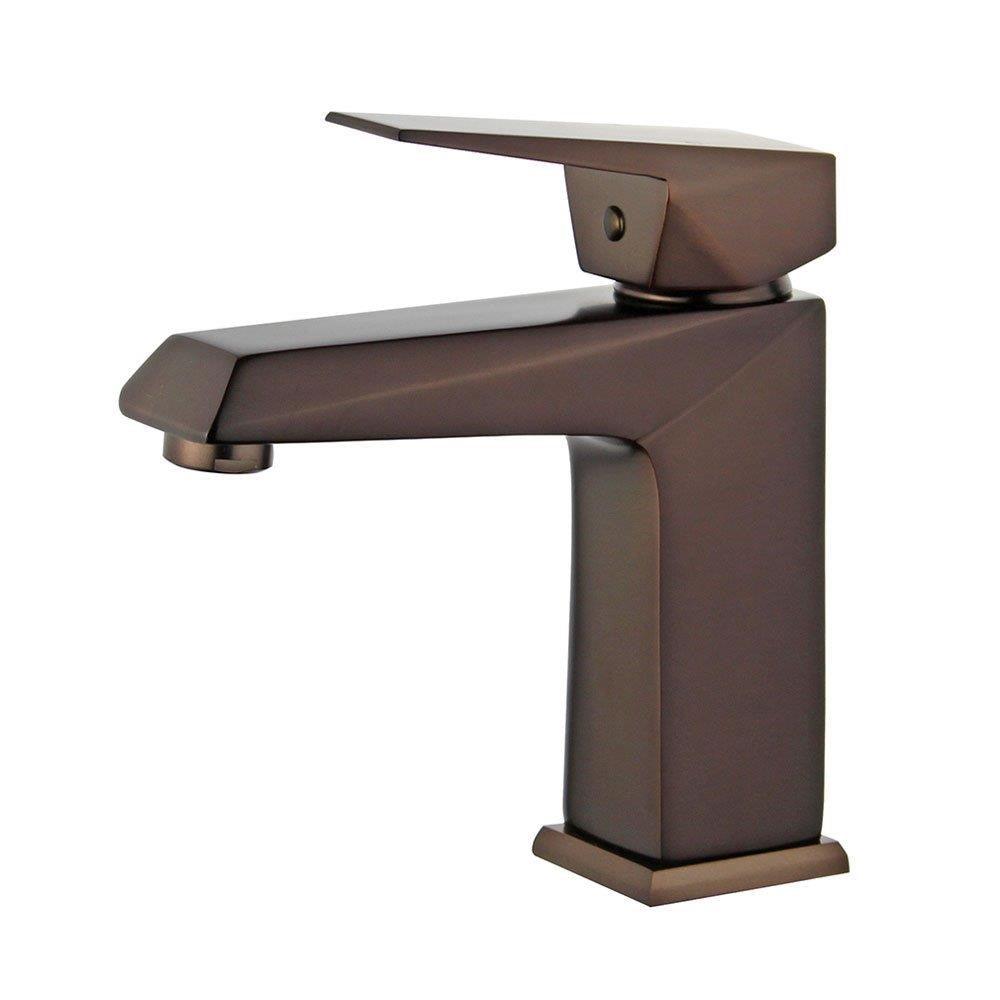Bellaterra Valencia Single Handle Bathroom Vanity Faucet 10167P1-ORB-W (Oil Rubbed Bronze)