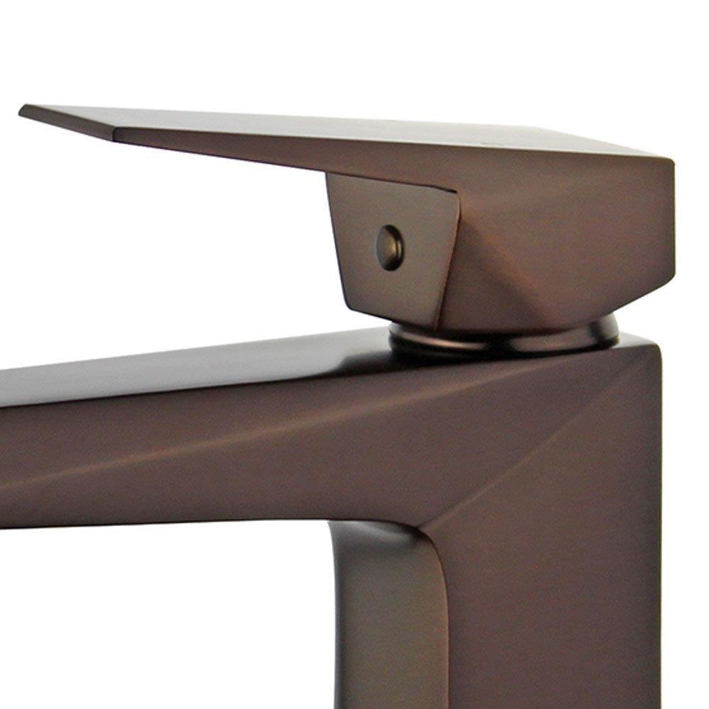 Bellaterra Valencia Single Handle Bathroom Vanity Faucet 10167P1-ORB-W (Oil Rubbed Bronze)