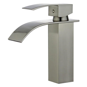 Bellaterra Santiago 7" Single Handle Bathroom Vanity Faucet 10167P4 Brushed Nickel