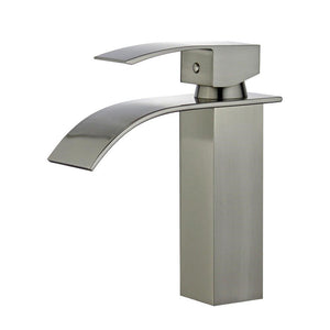Bellaterra Santiago 7" Single Handle Bathroom Vanity Faucet 10167P4 Brushed Nickel