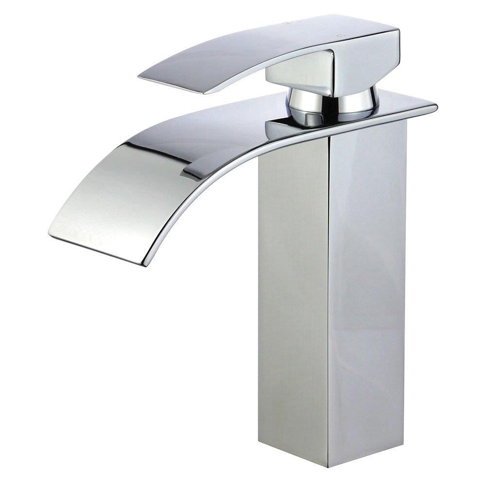 Bellaterra Santiago 7" Single Handle Bathroom Vanity Faucet 10167P4 Polished Chrome