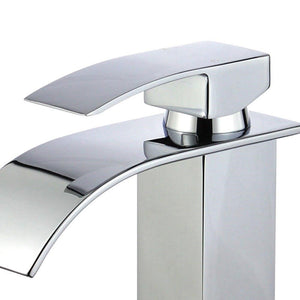 Bellaterra Santiago 7" Single Handle Bathroom Vanity Faucet 10167P4 Polished Chrome