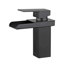 Load image into Gallery viewer, Bellaterra Pampalona Single Handle Bathroom Vanity Faucet 10167P5-NB-WO (New Black)