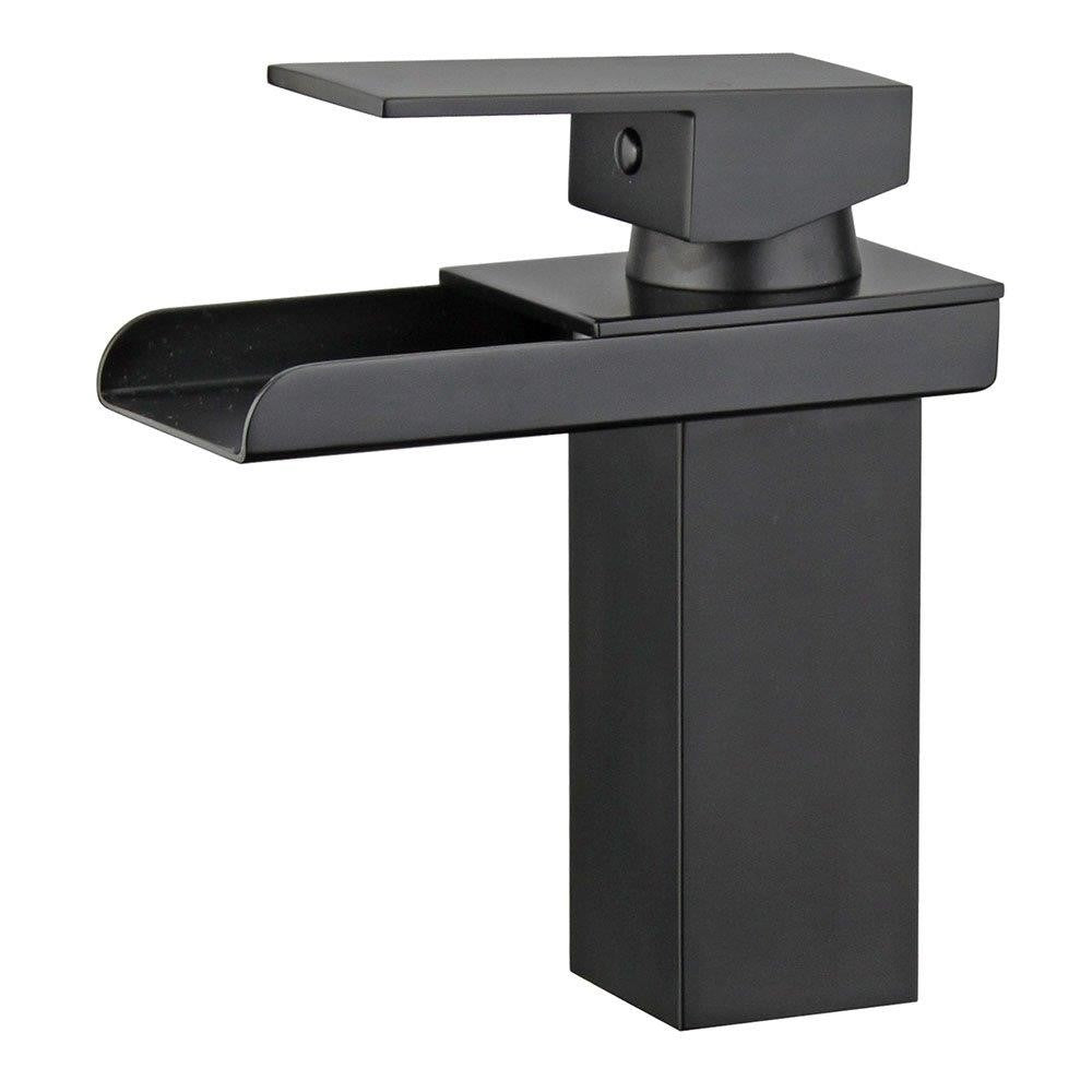 Bellaterra Pampalona Single Handle Bathroom Vanity Faucet 10167P5-NB-W (New Black)