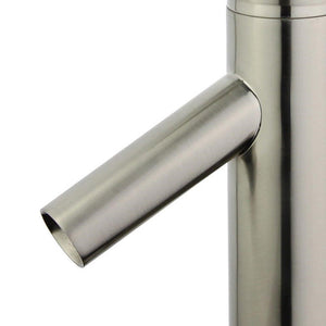 Bellaterra Malaga Single Handle Bathroom Vanity Faucet 10198-BN-WO (Brushed Nickel)