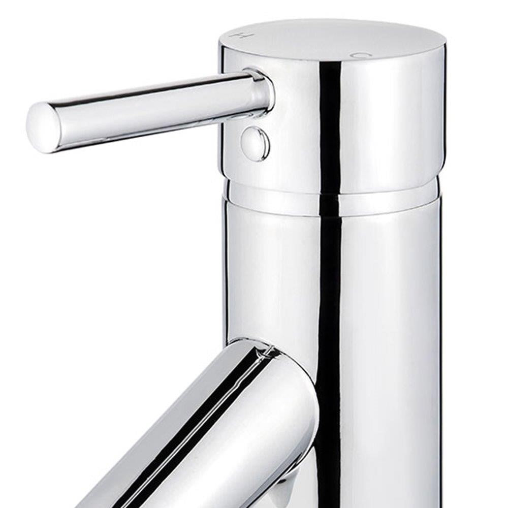 Bellaterra Malaga Single Handle Bathroom Vanity Faucet 10198-PC-WO (Polished Chrome)