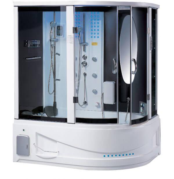 Maya Bath Siena Steam Shower Message Bathtub 67" x 51"