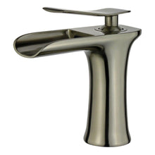 Load image into Gallery viewer, Bellaterra Logrono Single Handle Bathroom Vanity Faucet 12119B1-BN-WO (Brushed Nickel)