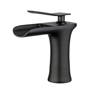 Bellaterra Logrono Single Handle Bathroom Vanity Faucet 12119B1-NB-WO (New Black)