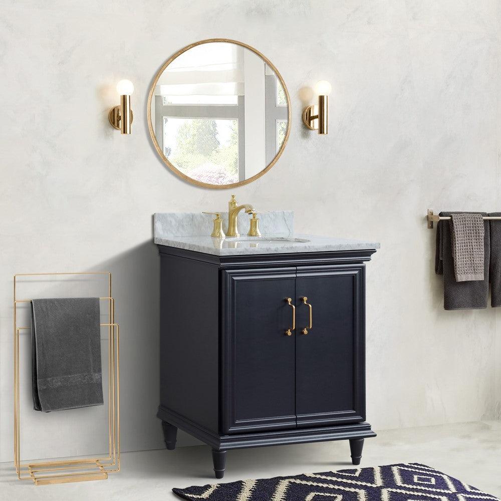 Bellaterra 31" Wood Single Vanity w/ Counter Top and Sink 400800-31-DG-WMO