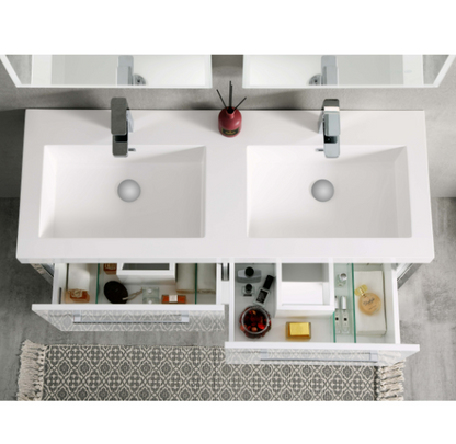 Blossom Riga 48” White Single / Double Sink Vanity