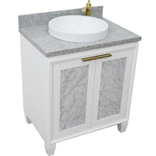 Load image into Gallery viewer, Bellaterra 31&quot; Wood Single Vanity w/ Counter Top and Sink 400990-31-WH-GYRD