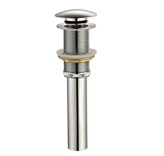 1-1/4"  Brass Pop up with NO Overflow BA02 002 02 Brush Nickel