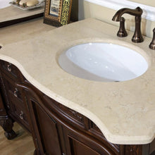 Load image into Gallery viewer, Bellaterra 82.7 In. Double Sink Vanity-Walnut 202016A-D-CR-WH, Cream Marble, Sink