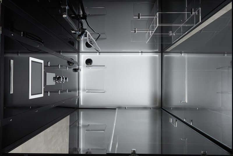 Maya Bath Arezzo Steam Shower 37" x 37- Black