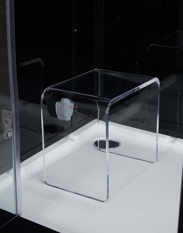 Maya Bath Arezzo Steam Shower 37" x 37- Black