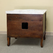 Load image into Gallery viewer, Bellaterra 38.2 in Single Sink Vanity-Wood-Walnut 203045, Backside