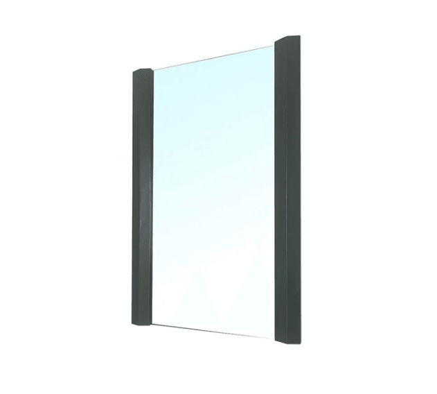 Solid wood frame mirror-DARK GRAY 203102-MIRROR-DG